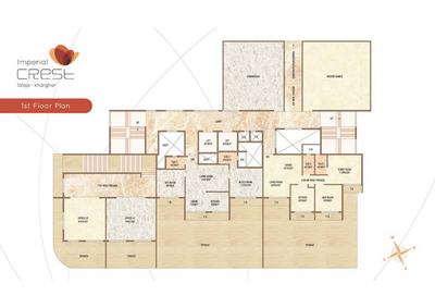 Image of 1083 Sq.ft 2 BHK Apartment / Flat for sale in Imperial Crest, Taloja, Navi Mumbai for Rs. 7200000