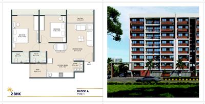 Image of 402 Sq.ft 1 BHK Apartment / Flat for sale in Sunrise Homes1, Vatva, Ahmedabad for Rs. 2000000