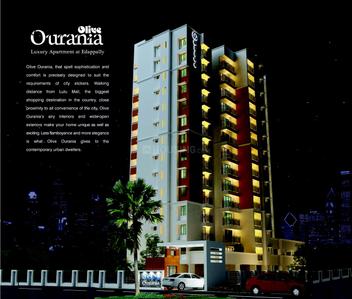 Image of 1490 Sq.ft 3 BHK Apartment / Flat for sale in Olive Ourania, Edappally, Kochi for Rs. 12500000