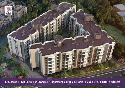 Image of 1250 Sq.ft 2 BHK Apartment / Flat for sale in Arboretum Gemini Aster, Mambakkam, Chennai for Rs. 5750000