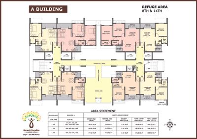 Image of 1185 Sq.ft 2 BHK Apartment / Flat for sale in Ganesh Paradise Phase 2, Chikhali, Pune for Rs. 5146800