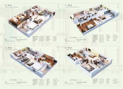 Image of 1394 Sq.ft 3 BHK Apartment / Flat for sale in SLV Castle Mine, Goravigere, Bengaluru for Rs. 9800000