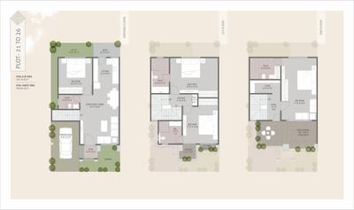 Image of 1692 Sq.ft 4 BHK Villa for sale in Aashray Primero, Kalali, Vadodara for Rs. 11000000