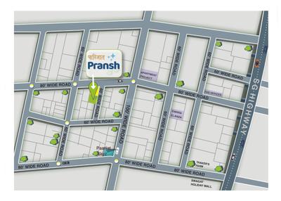 Image of 1530 Sq.ft 2 BHK Apartment / Flat for sale in Paarijat Pransh, Sargasan, Gandhinagar for Rs. 6120000