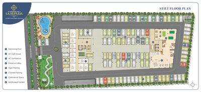 Image of 820 Sq.ft 2 BHK Apartment / Flat for sale in Vardhman Sampada, Girdharipura, Jaipur for Rs. 2900000