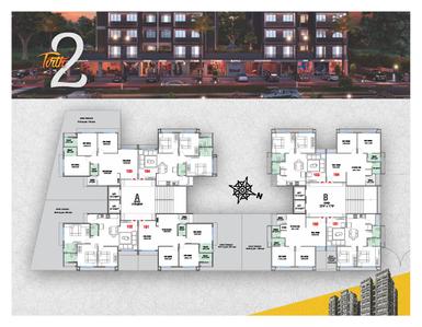 Image of 1170 Sq.ft 2 BHK Apartment / Flat for sale in Tirth 2, Narolgam, Ahmedabad for Rs. 3800000