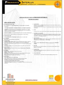 Pranava Interlux Brochure 8