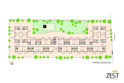 Image of 435 Sq.ft 1 BHK Apartment / Flat for sale in Saanvi Aarambh Zest, Chandlodia, Ahmedabad for Rs. 4000000
