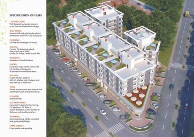 Image of 1200 Sq.ft 2 BHK Apartment / Flat for sale in Akshar Al Muqaam, Bhayli, Vadodara for Rs. 3500000