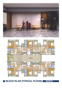 Image of 1313 Sq.ft 2 BHK Apartment / Flat for sale in Katha River View 77, Raysan, Gandhinagar for Rs. 5800000