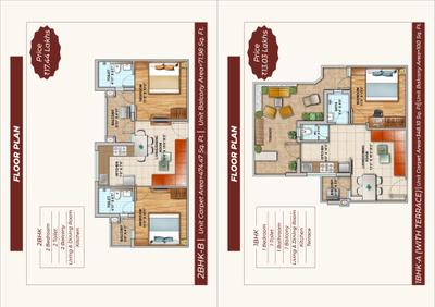 Image of 620 Sq.ft 2 BHK Apartment / Flat for sale in Emperium Happy Homes, Sondhapur, Panipat for Rs. 2425000