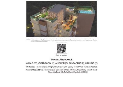 Image of 580 Sq.ft 1 BHK Apartment / Flat for sale in Romell Empress, Borivali West, Mumbai for Rs. 12000000