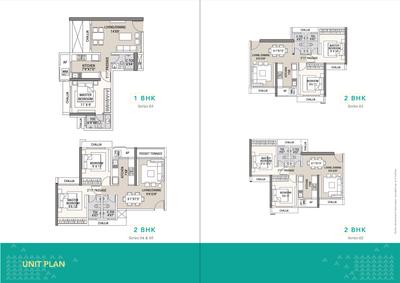 Image of 1030 Sq.ft 2 BHK Apartment / Flat for sale in Tricity Aura, Kalamboli, Navi Mumbai for Rs. 10500000