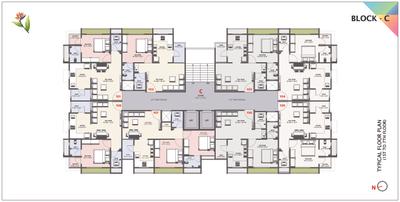 Image of 1175 Sq.ft 2 BHK Apartment / Flat for sale in S J Shashwat Paradise, Mahadev Nagar, Ahmedabad for Rs. 3575000