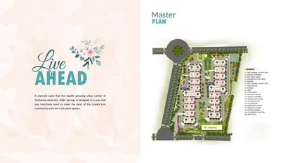 Image of 930 Sq.ft 2 BHK Apartment / Flat for sale in ASBL Springs, Pocharam, Secunderabad, Hyderabad for Rs. 7000000