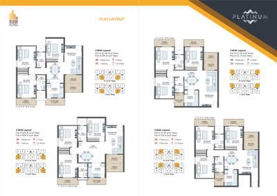 Image of 1127 Sq.ft 3 BHK Apartment / Flat for sale in Sai Shree Balajee Platinum, Paijawa, Patna for Rs. 10393750