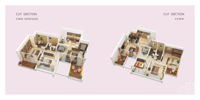 Image of 1085 Sq.ft 2 BHK Apartment / Flat for sale in Rohan Silver Gracia, Ravet, Pune for Rs. 11000000