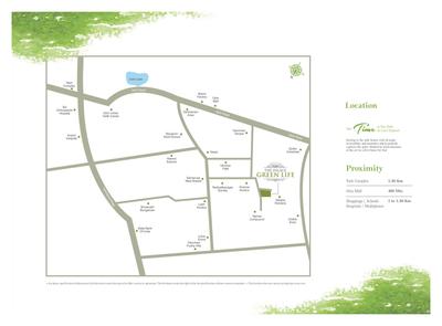 Image of 1450 Sq.ft 3 BHK Apartment / Flat for sale in Damodardas The Palace Green Life, New Alkapuri, Vadodara for Rs. 7500000