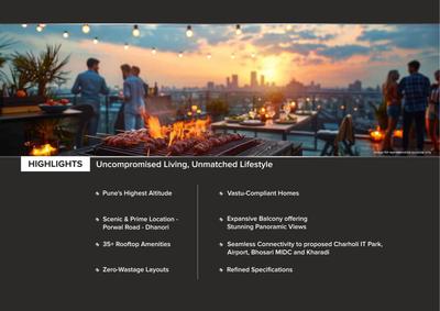 Image of 968 Sq.ft 2 BHK Apartment / Flat for sale in Dalecon Elite Platinum, Lohegaon, Pune for Rs. 6235000