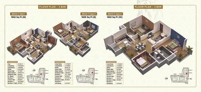 Image of 1698 Sq.ft 3 BHK Apartment / Flat for sale in Sohan Exotica, Kodigehalli, Bengaluru for Rs. 19000000