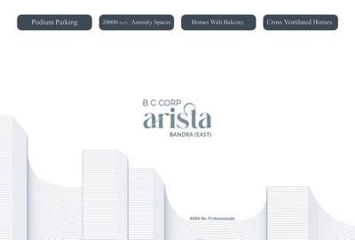 Image of 863 Sq.ft 2 BHK Apartment / Flat for sale in Tristar Bc Corp Arista, Bandra East, Mumbai for Rs. 30000000