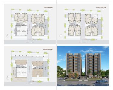Image of 1494 Sq.ft 3 BHK Apartment / Flat for sale in Swara 70, New Ranip, Ahmedabad for Rs. 10000000