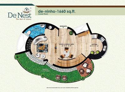 Image of 1340 Sq.ft 1 BHK Apartment / Flat for sale in Delhi De Nest, Mandi, New Delhi for Rs. 9500000
