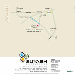 Image of 1110 Sq.ft 2 BHK Apartment / Flat for sale in Suyash Opal Enclave, Sadguru Nagar, Nashik for Rs. 6000000