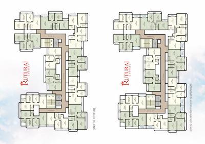 Image of 1200 Sq.ft 3 BHK Apartment / Flat for sale in Ruturaj Classic, Nalasopara West, Nala Sopara for Rs. 7500000