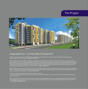 Image of 1500 Sq.ft 3 BHK Apartment / Flat for sale in KGISL Platina, Saravanampatty, Coimbatore for Rs. 7000000