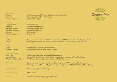 Image of 3240 Sq.ft 3 BHK Villa for sale in Unitech Nirvana Country II, Sector 71, Gurgaon for Rs. 83500000