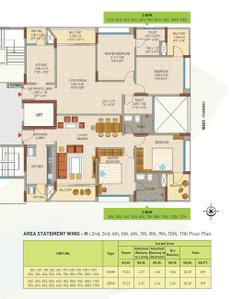 Image of 1250 Sq.ft 2 BHK Apartment / Flat for sale in DSK Garden Enclave, Kondhwa, Pune for Rs. 8500000