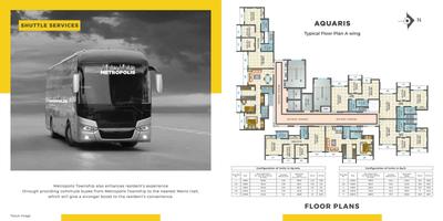 Image of 634 Sq.ft 1 BHK Apartment / Flat for sale in Squarefeet Metropolis Aquaris, Kasarvadavali, Thane for Rs. 6399999