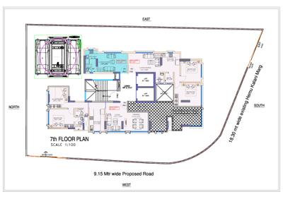 Image of 570 Sq.ft 2 BHK Apartment / Flat for sale in Kings Paradise, Chembur, Mumbai for Rs. 17500000
