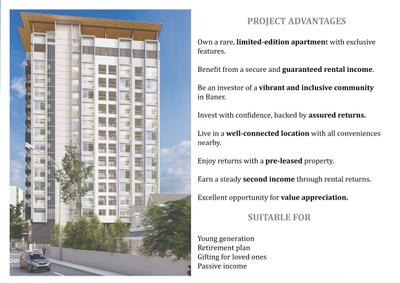 Image of 300 Sq.ft 1 RK Studio for sale in 21St Century X90, Baner, Pune for Rs. 5800000