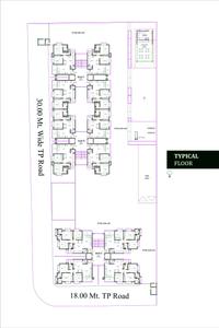Image of 1755 Sq.ft 3 BHK Apartment / Flat for sale in Bansari Greenpark, Pethapur, Gandhinagar for Rs. 8000000