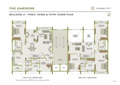 Image of 2900 Sq.ft 4 BHK Apartment / Flat for sale in Alembic The Gardens, Gorwa, Vadodara for Rs. 40500000