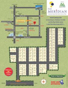 Image of 1350 Sq.ft Residential Plot / Land for sale in Sai Meridian, Mitganahalli, Bengaluru for Rs. 10800000