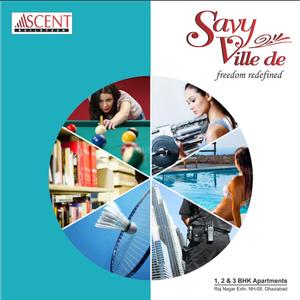 Image of 1198 Sq.ft 3 BHK Apartment / Flat for sale in Ascent Savy Ville De, Raj Nagar Extension, Ghaziabad for Rs. 8500000