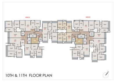 Image of 842 Sq.ft 2 BHK Apartment / Flat for sale in BP DPS Vista, Borivali East, Mumbai for Rs. 21100000