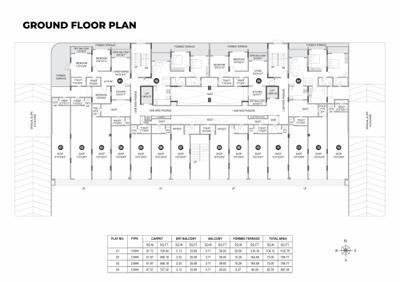 Image of 800 Sq.ft 3 BHK Apartment / Flat for sale in Sun Legacy Reverside, Moshi, Pune for Rs. 7300000