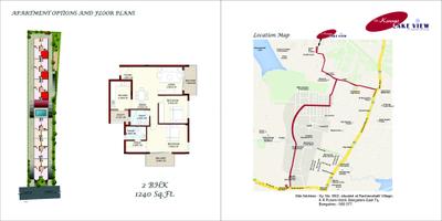 Image of 1630 Sq.ft 3 BHK Apartment / Flat for sale in Koncept Lake View, Jakkur, Bengaluru for Rs. 17500000