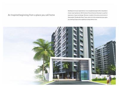 Image of 625 Sq.ft 1 BHK Apartment / Flat for sale in Puraniks Aarambh, Kasarvadavali, Thane for Rs. 5190000