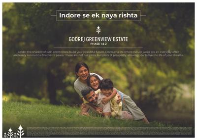 Image of 1000 Sq.ft Residential Plot / Land for sale in Godrej Greenview Estate, Rajoda, Indore for Rs. 5500000