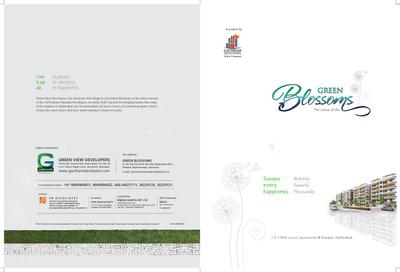 Image of 1360 Sq.ft 2 BHK Apartment / Flat for sale in Gauthami Green Blossoms, Kokapet, Hyderabad for Rs. 13000000