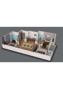 Image of 1980 Sq.ft 4 BHK Builder Floor for sale in Homekraft Wonder Homes 3, Sector 104, Noida for Rs. 8000000