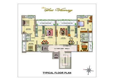 Image of 855 Sq.ft 2 BHK Apartment / Flat for sale in Sai Vismay, Prabhadevi, Mumbai for Rs. 49500000