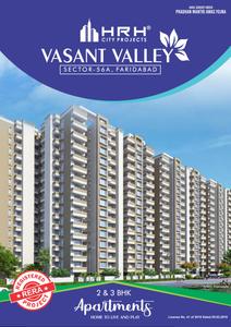 Image of 900 Sq.ft 3 BHK Apartment / Flat for sale in HRH City Vasant Valley, Sector 56A, Faridabad for Rs. 5400000
