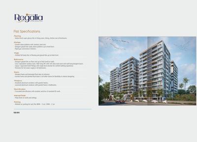 Image of 2205 Sq.ft 3 BHK Apartment / Flat for sale in Shyam Milestone Regalia, Vesu, Surat for Rs. 12100000