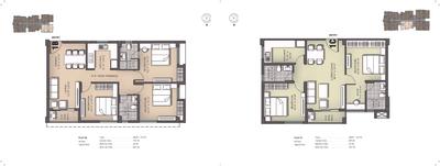 Image of 959 Sq.ft 2 BHK Apartment / Flat for sale in Paharimatta Elitairre, New Alipore, Kolkata for Rs. 6876000